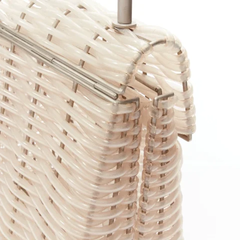 Salvatore Ferragamo Pre-owned Plastic handbags Beige Dames