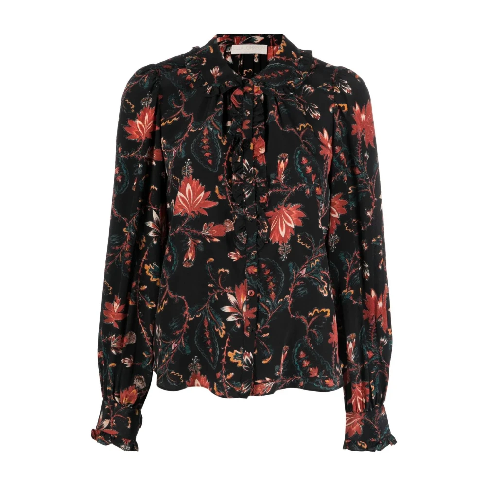 Ulla Johnson Elegante Multicolor Zijden Blouse Multicolor Dames
