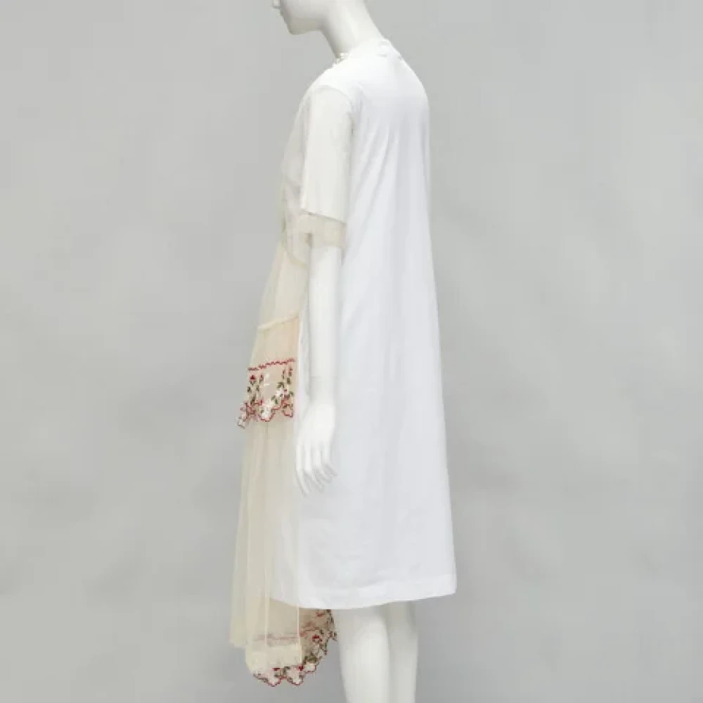 Simone Rocha Pre-owned Cotton dresses White Dames