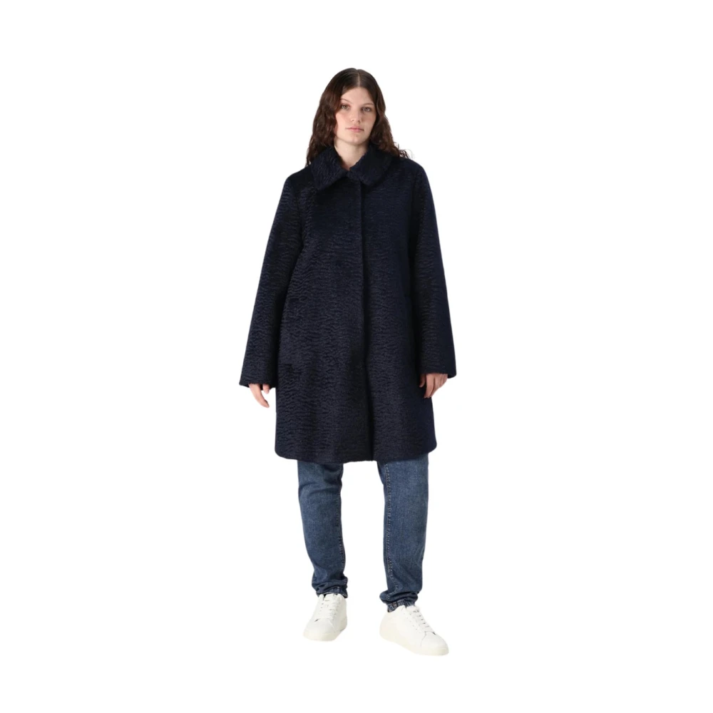 Marina Rinaldi Stijlvolle Winterjas Blue Dames