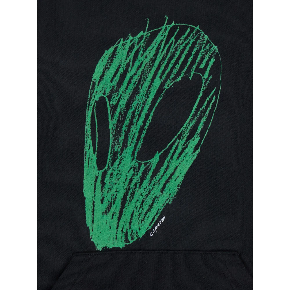 Coperni Zwarte Alien Head Hoodie Sweaters Black Heren