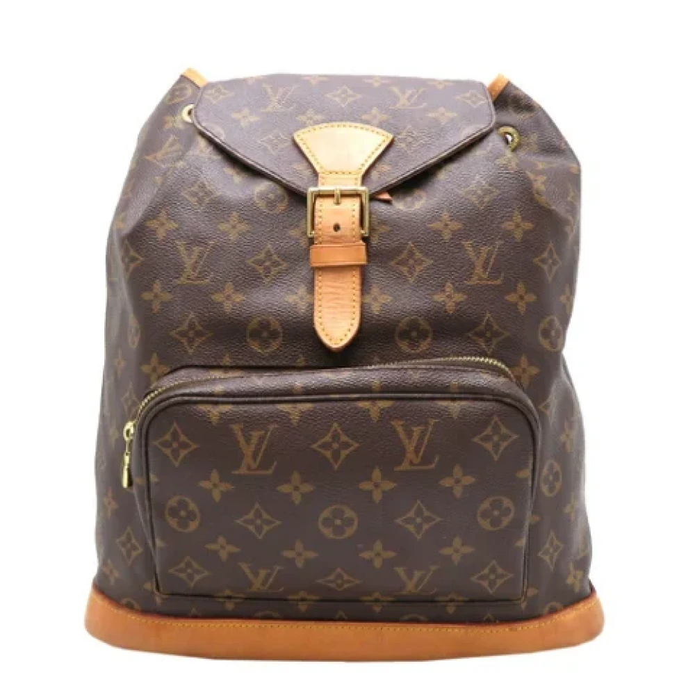 Louis Vuitton Vintage Pre-owned Canvas backpacks Brown Dames