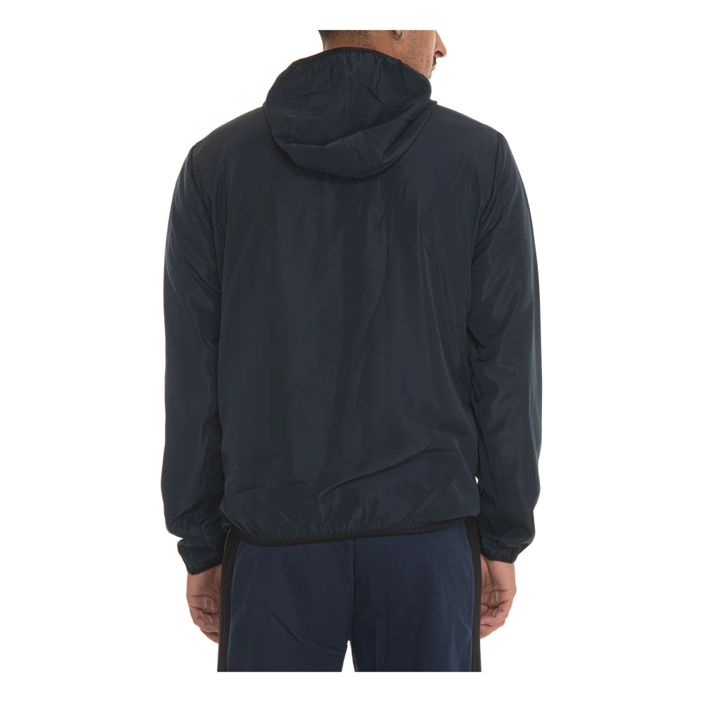 Emporio Armani EA7 Windjack met capuchon en zakken Blue Heren