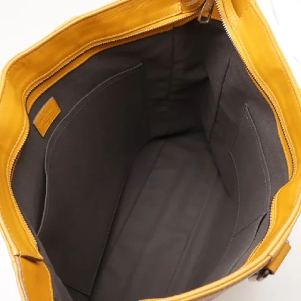 Louis Vuitton Vintage Pre-owned Leather shoulder-bags Yellow Heren