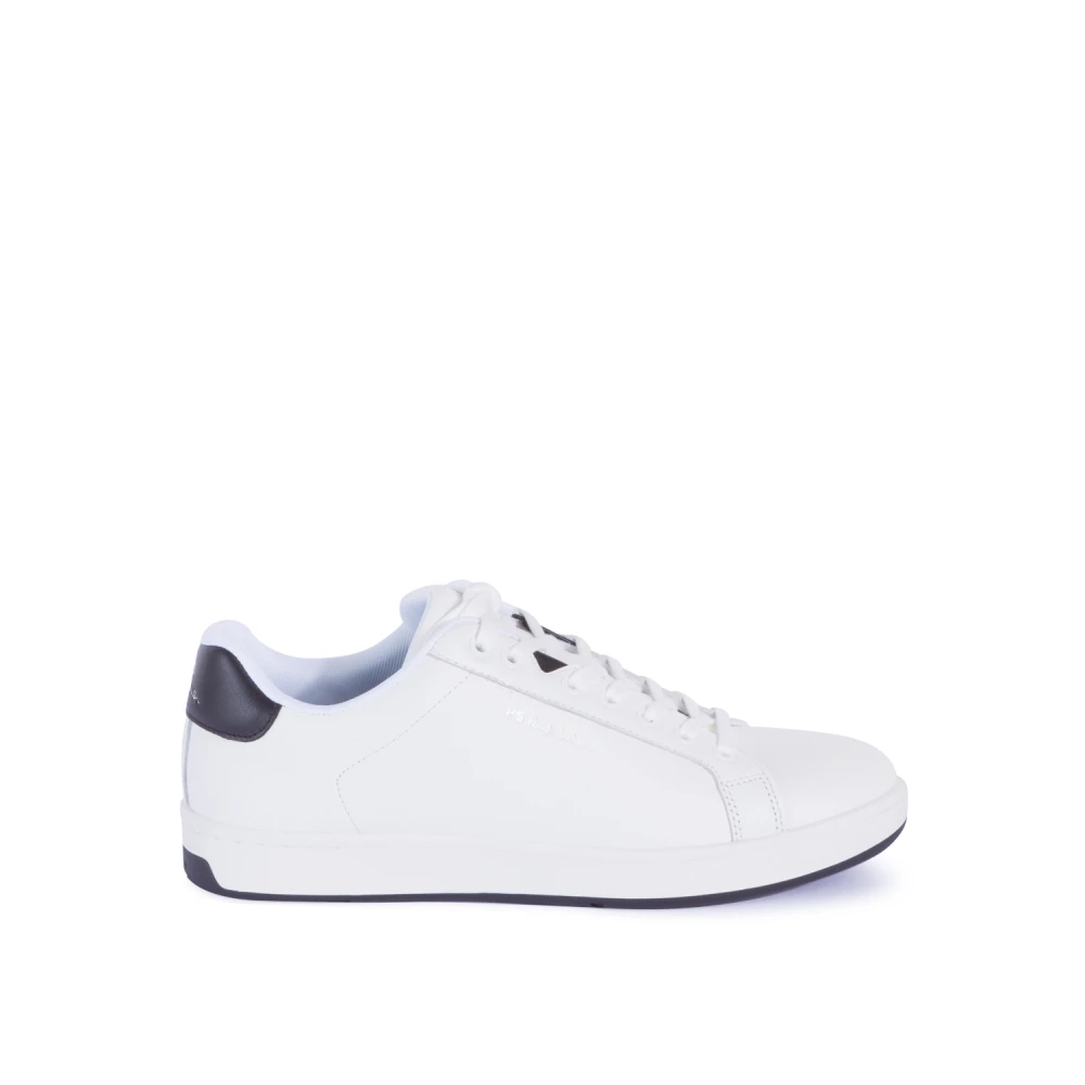 PS By Paul Smith Witte Leren Veterschoenen Heren Schoenen