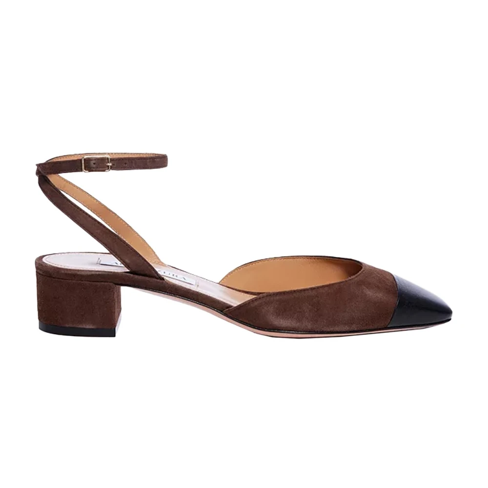 Aquazzura Stijlvolle Flirt Pump Brown Dames