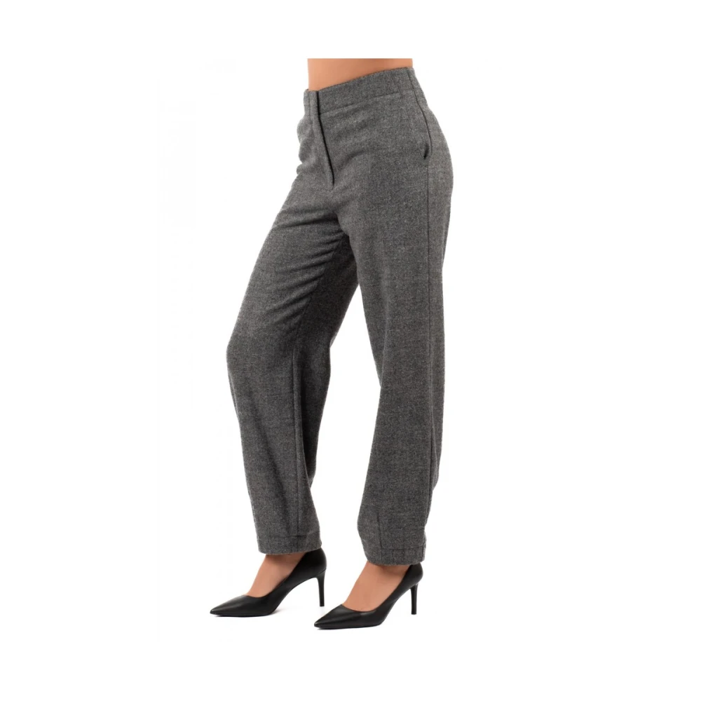 Emporio Armani Damesbroek Stijlvol Gray Dames