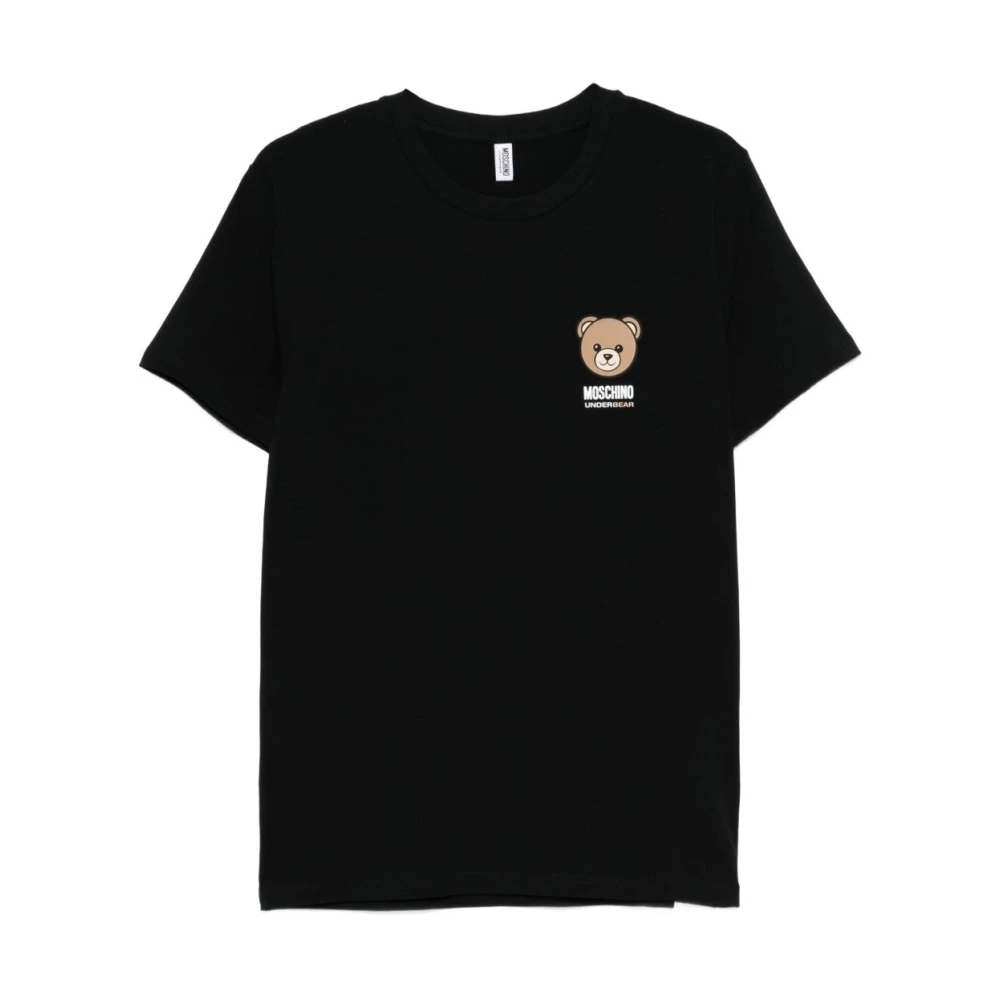 Moschino Hombre Negro Camisetas, Talla: M