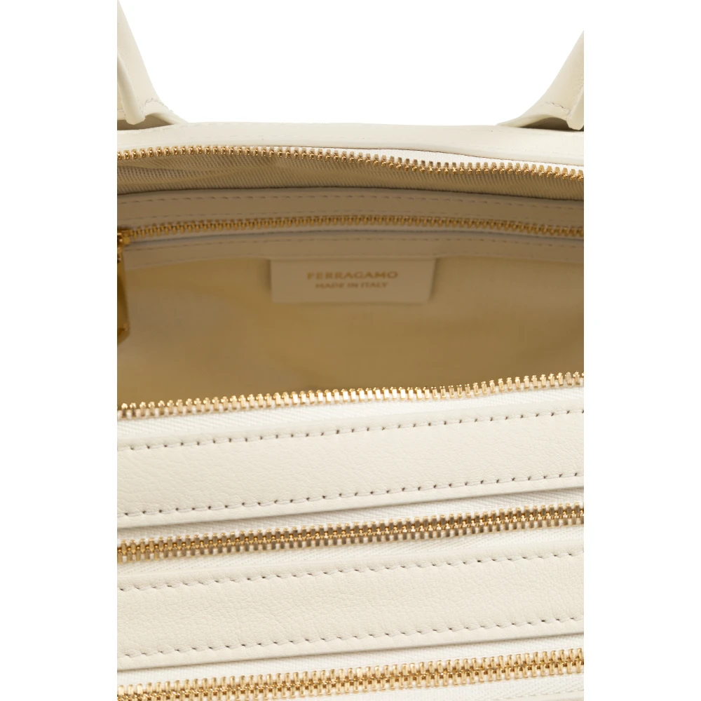 Salvatore Ferragamo Schoudertas Beige Dames