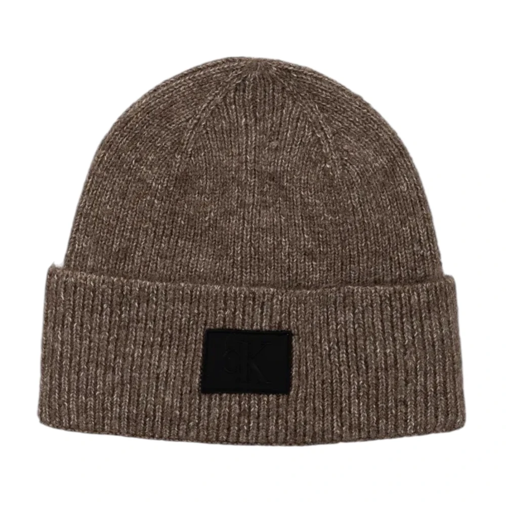 Calvin Klein Jeans Bruine Logo Cap voor Mannen Brown Heren