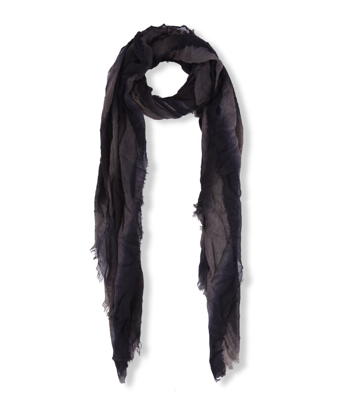 echarpe-a-rayures-bleues-et-noires