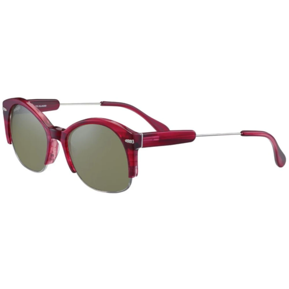 Serengeti Unisex Red Stylish Sunglasses For Outdoor Adventures