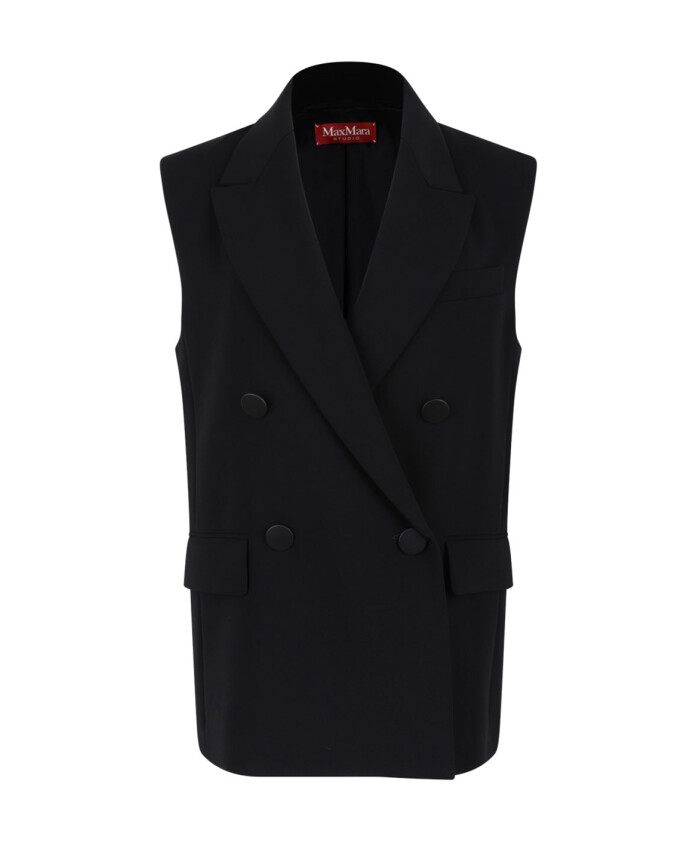 blazer-sans-manches-noir-revers-pointus
