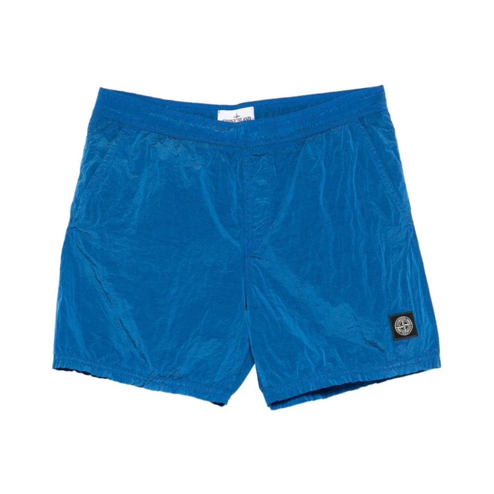 Stone Island Blue B100004 Swim Short - Male - Beachwear - S - Swimwear