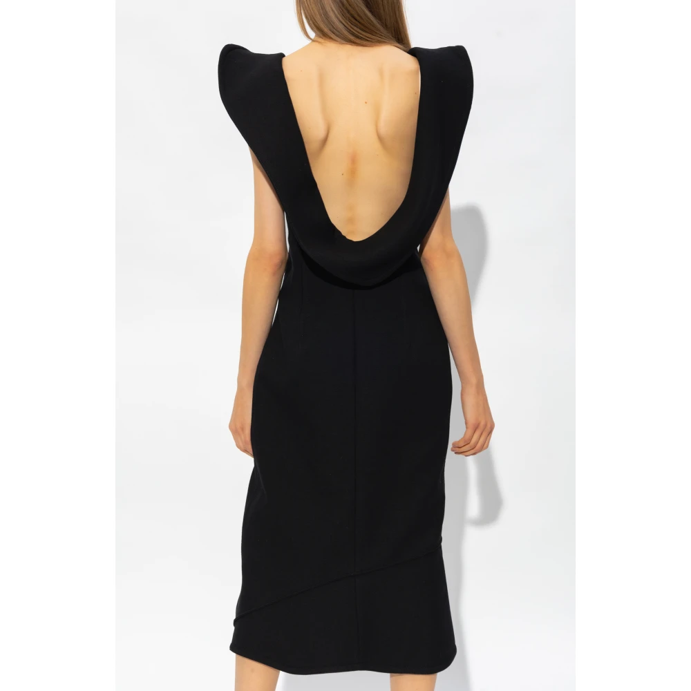 Bottega Veneta Mouwloze jurk Black Dames