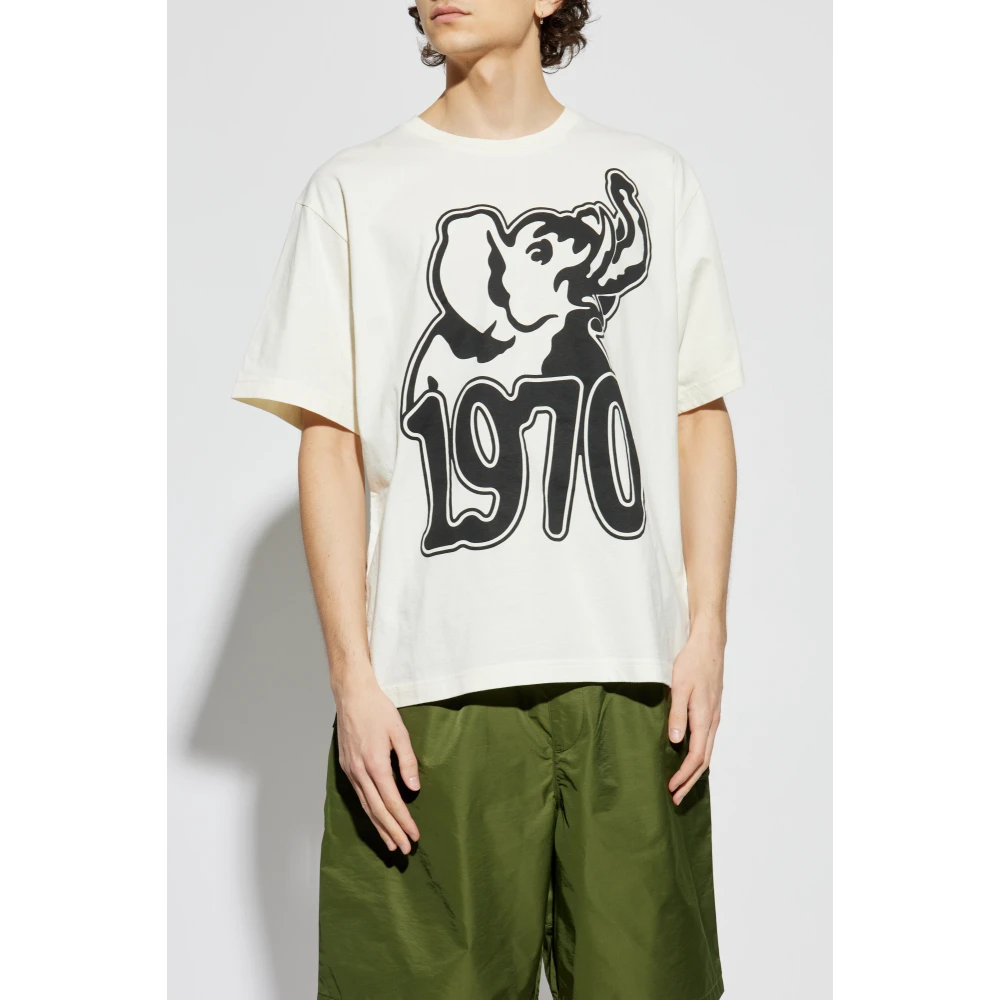 Kenzo T-shirt met print White Heren