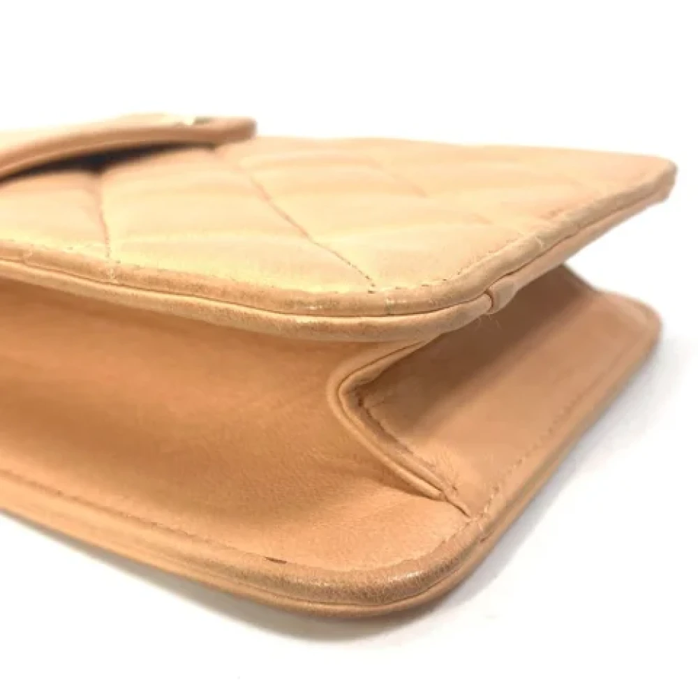 Chanel Vintage Pre-owned Leather chanel-bags Brown Dames