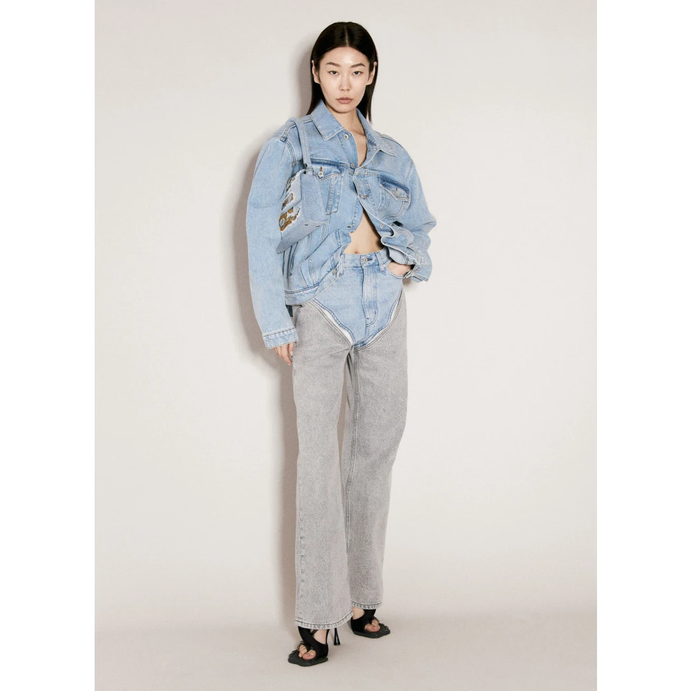 Y Project Wire Denim Jacket Blue Dames