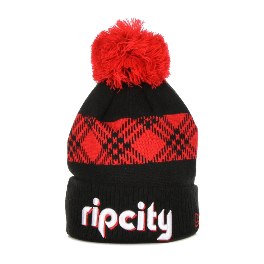New Era Men's Nba City Pom Pom Beanie Hat