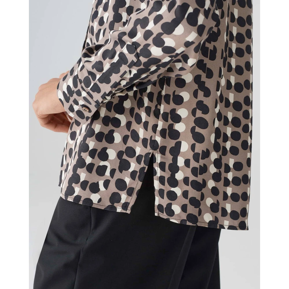 Opus Blouse met lange mouwen en Fosmo Gray Dames
