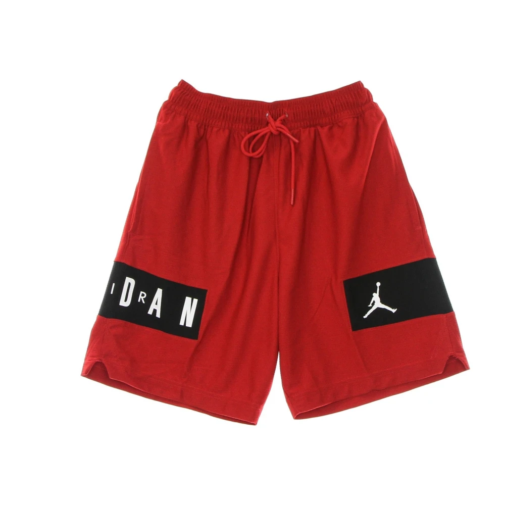 Jordan Sportiga Basketball Shorts med Sidovents Red, Herr