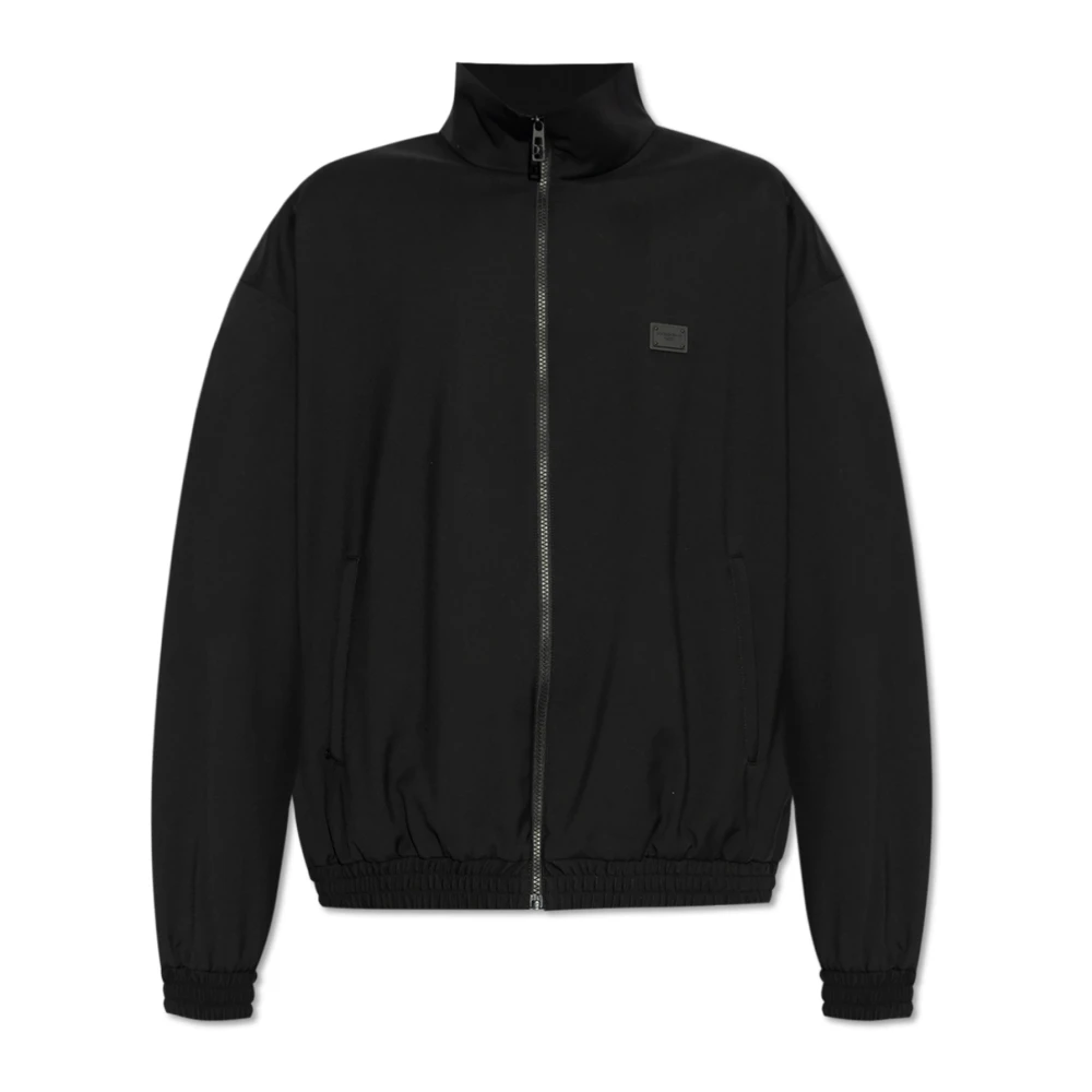 Dolce & Gabbana Black Woolen Jacket - Male - Light Jackets - M - Jackets