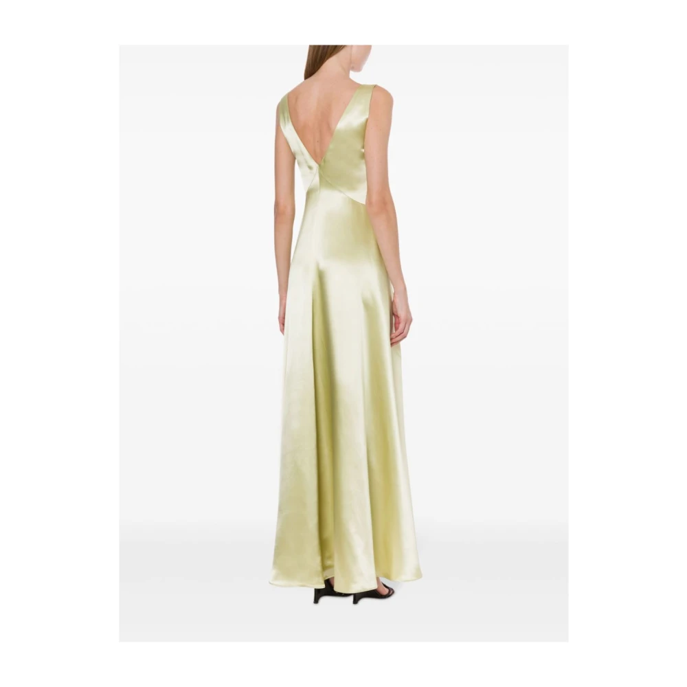 Philosophy di Lorenzo Serafini Gele Abito Jurk Yellow Dames