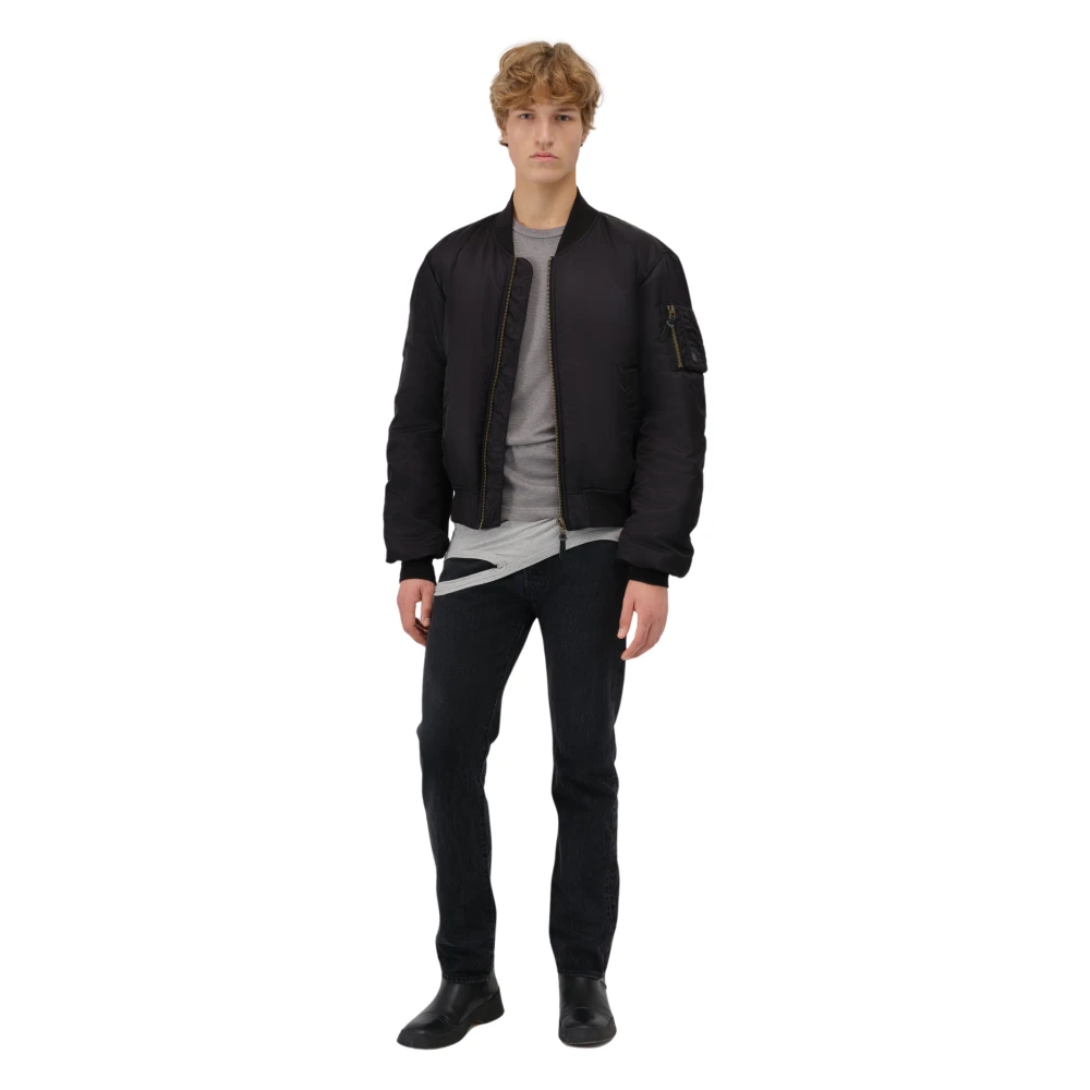 Bacon M Bomber Twill Black Heren