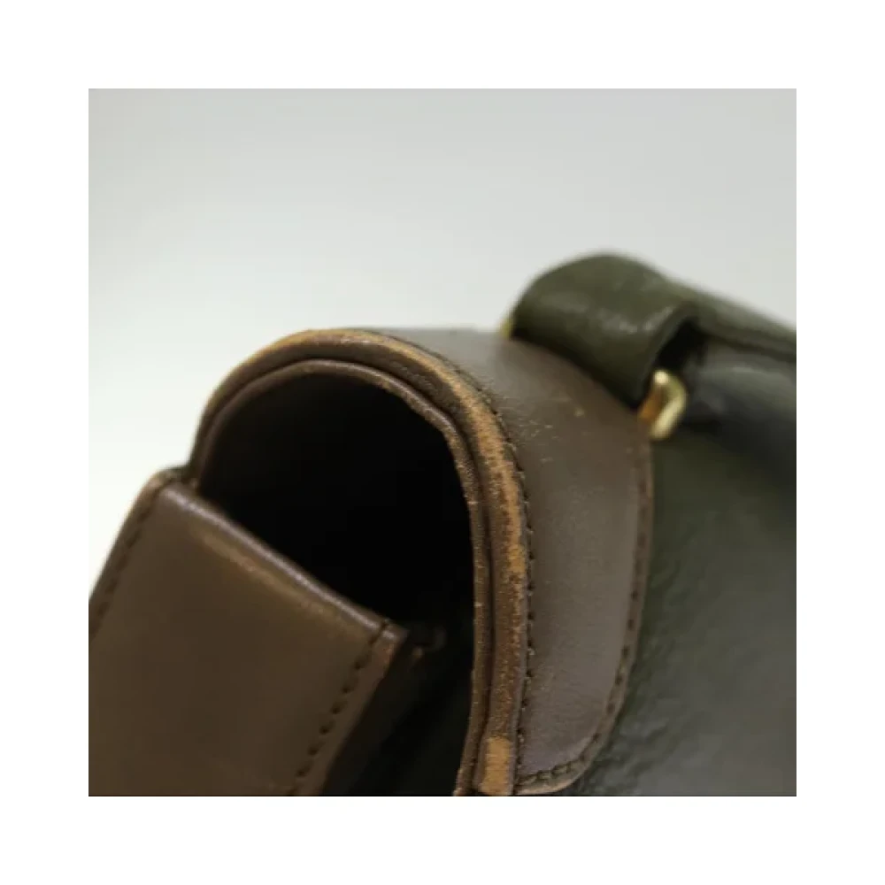 Givenchy Pre-owned Leather shoulder-bags Green Dames