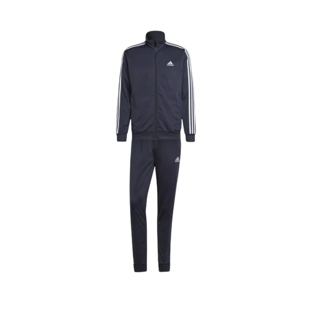 Adidas Blå 3-Stripes Tricot Tracksuit Blue, Herr