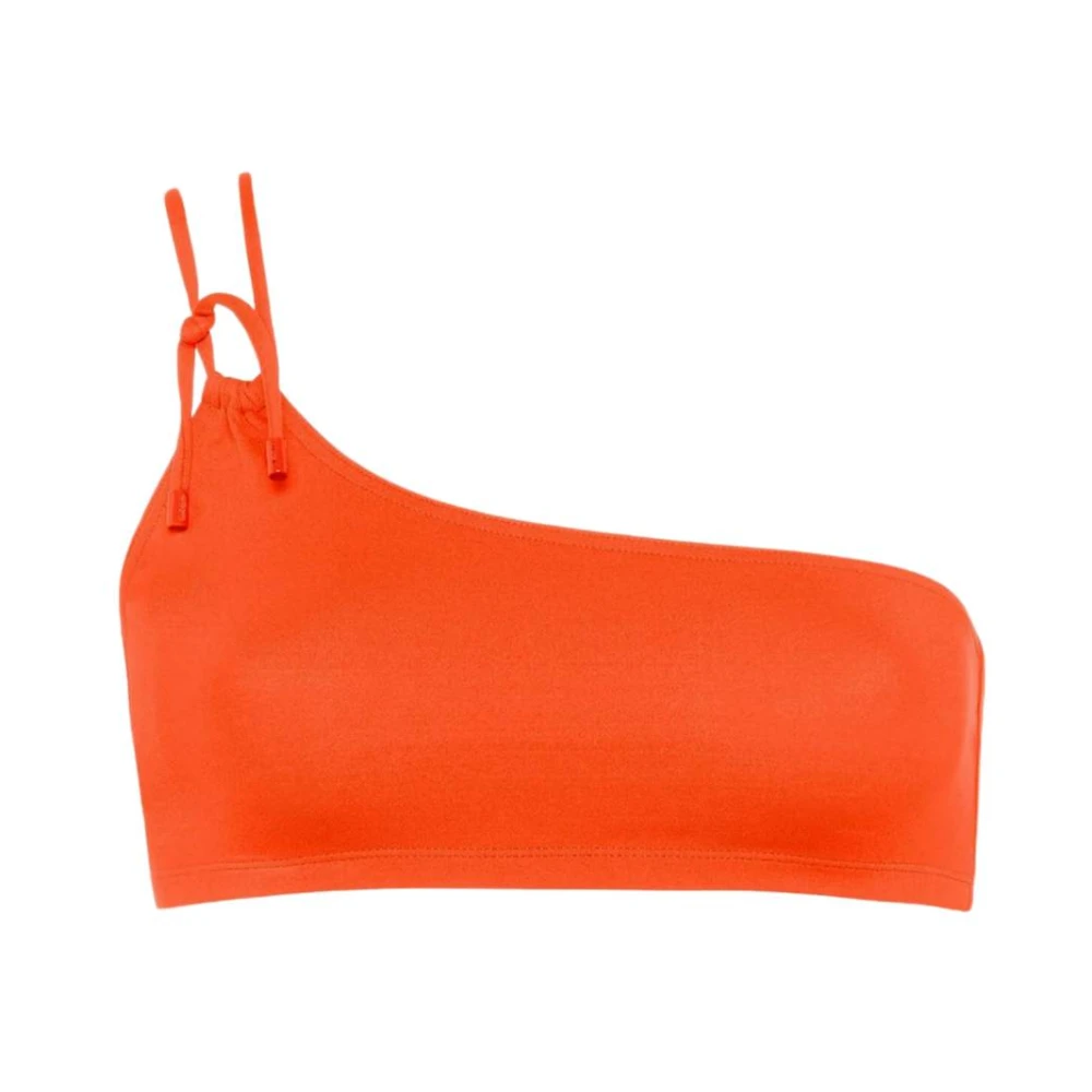 Eres Asymmetrische Bikini Top Soleil Orange Dames