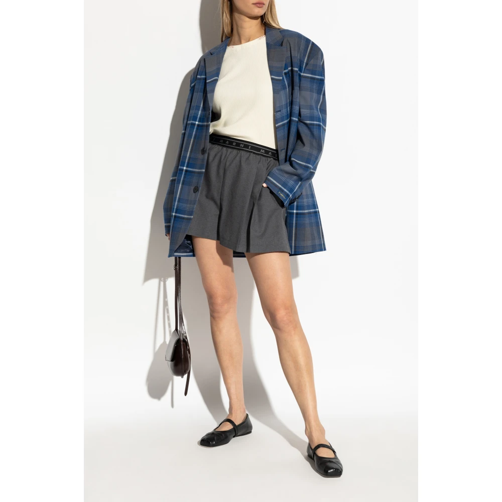 Marni Wollen shorts Gray Dames