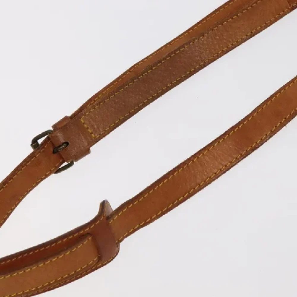 Louis Vuitton Vintage Pre-owned Leather home-office Beige Dames