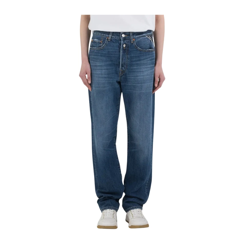 Replay Straight Jeans Blue, Dam