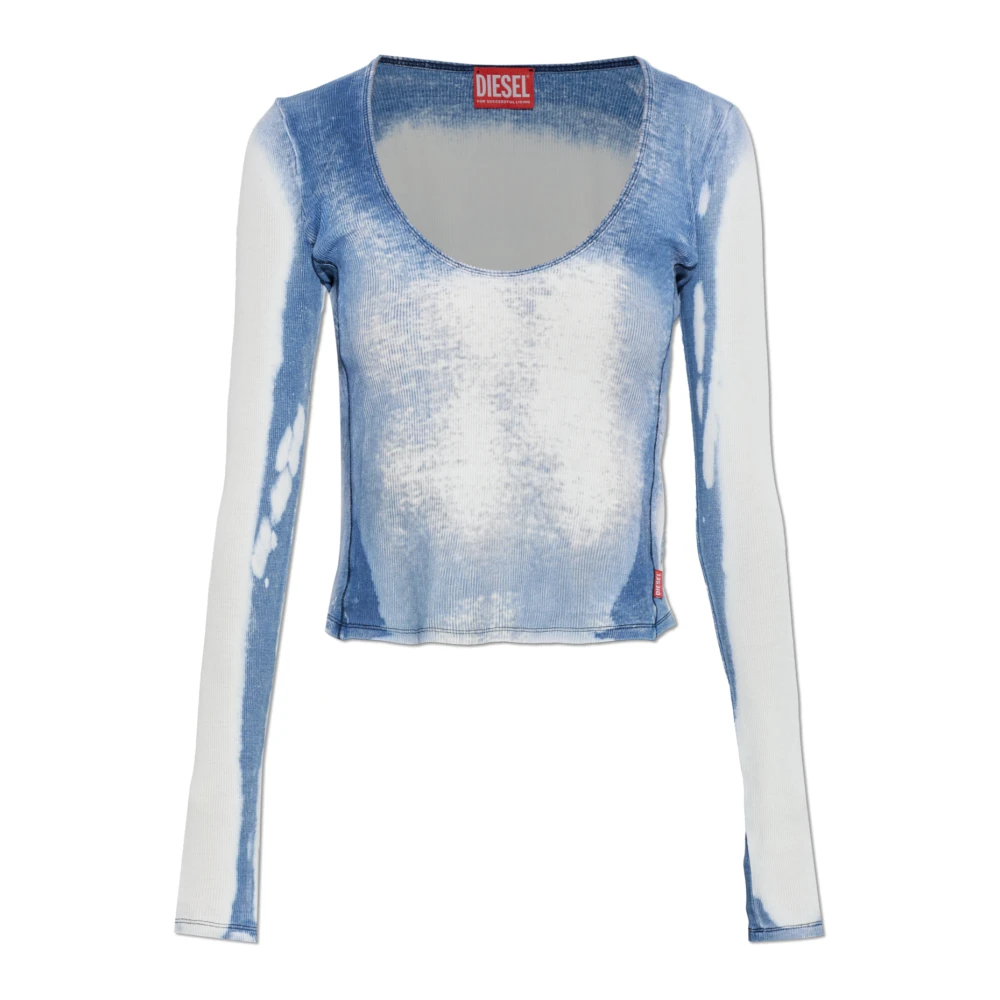Diesel Mujer Azul Camisetas, Talla: 2XS