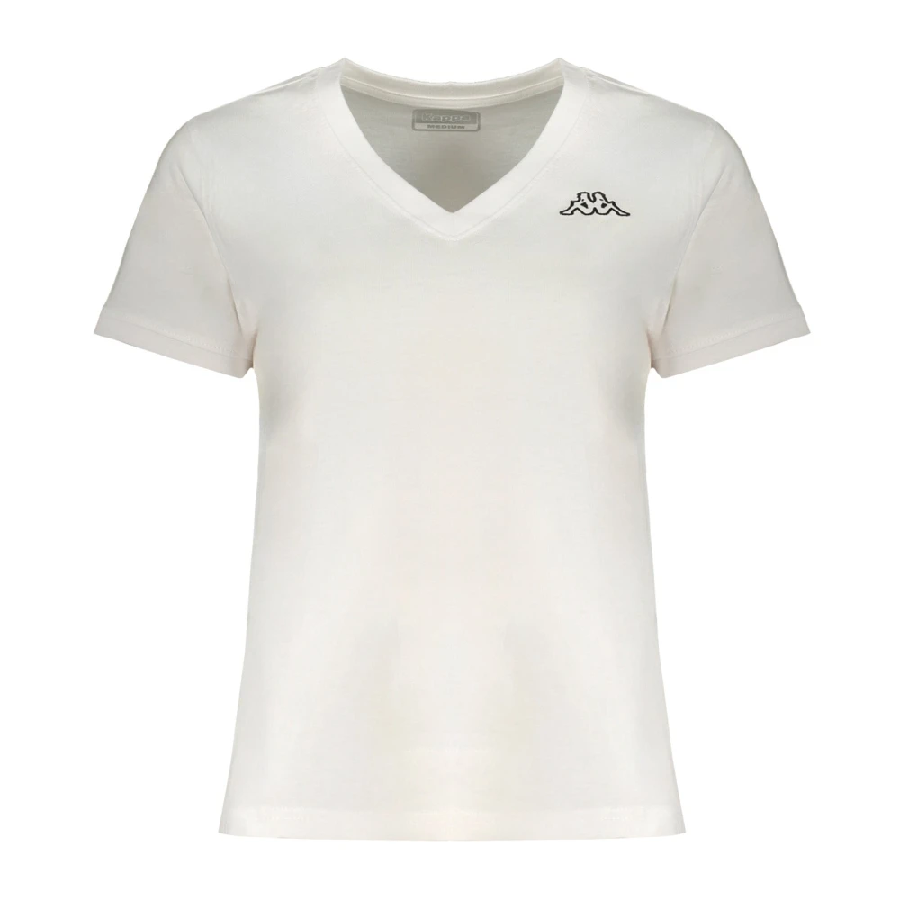 Kappa Witte T-shirt met korte mouwen voor White