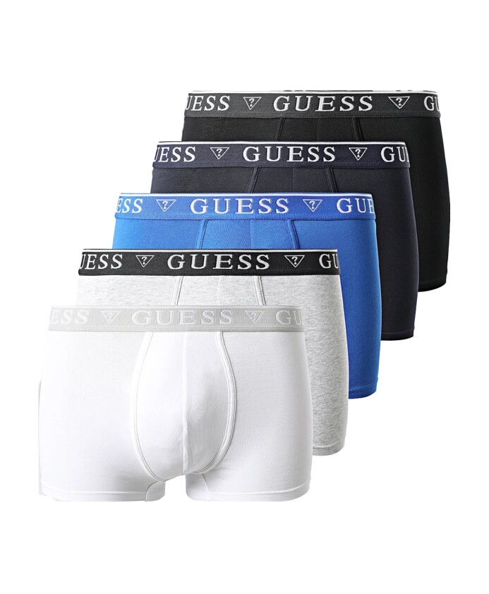 lot-de-5-boxers-en-coton-stretch-multicolore