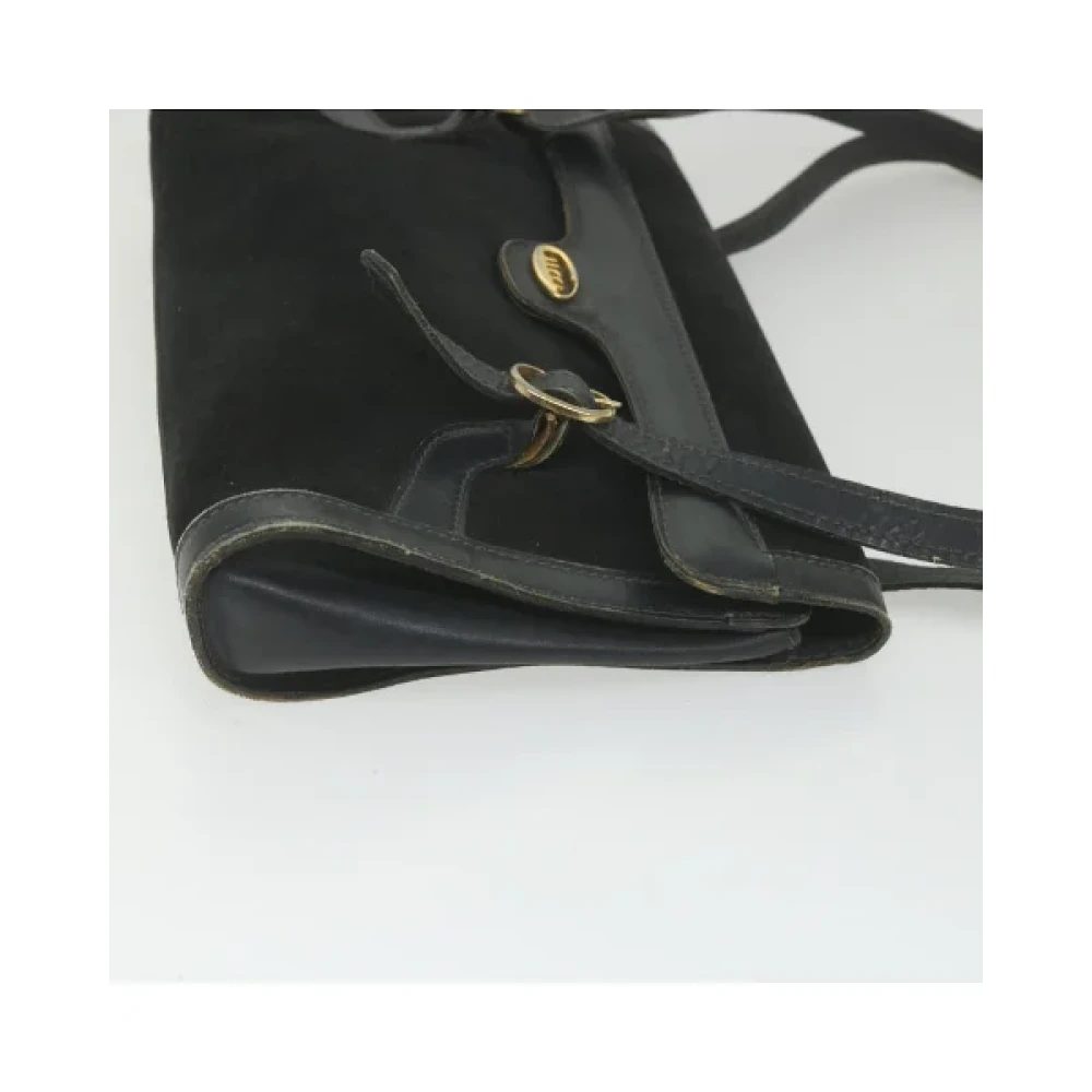 Gucci Vintage Pre-owned Suede gucci-bags Black Dames