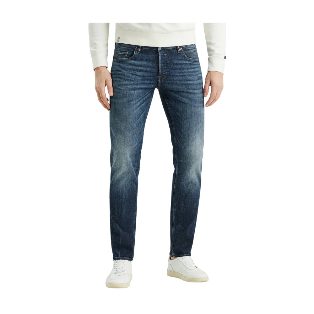 Cast Iron Tapered Indigo Royal Blue Jeans Blue Heren