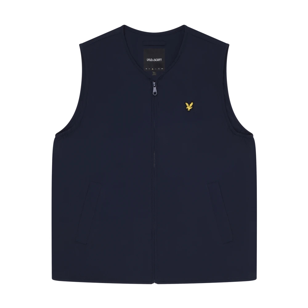 Lyle & Scott Lättvikts Gilet Jacka Blue, Herr