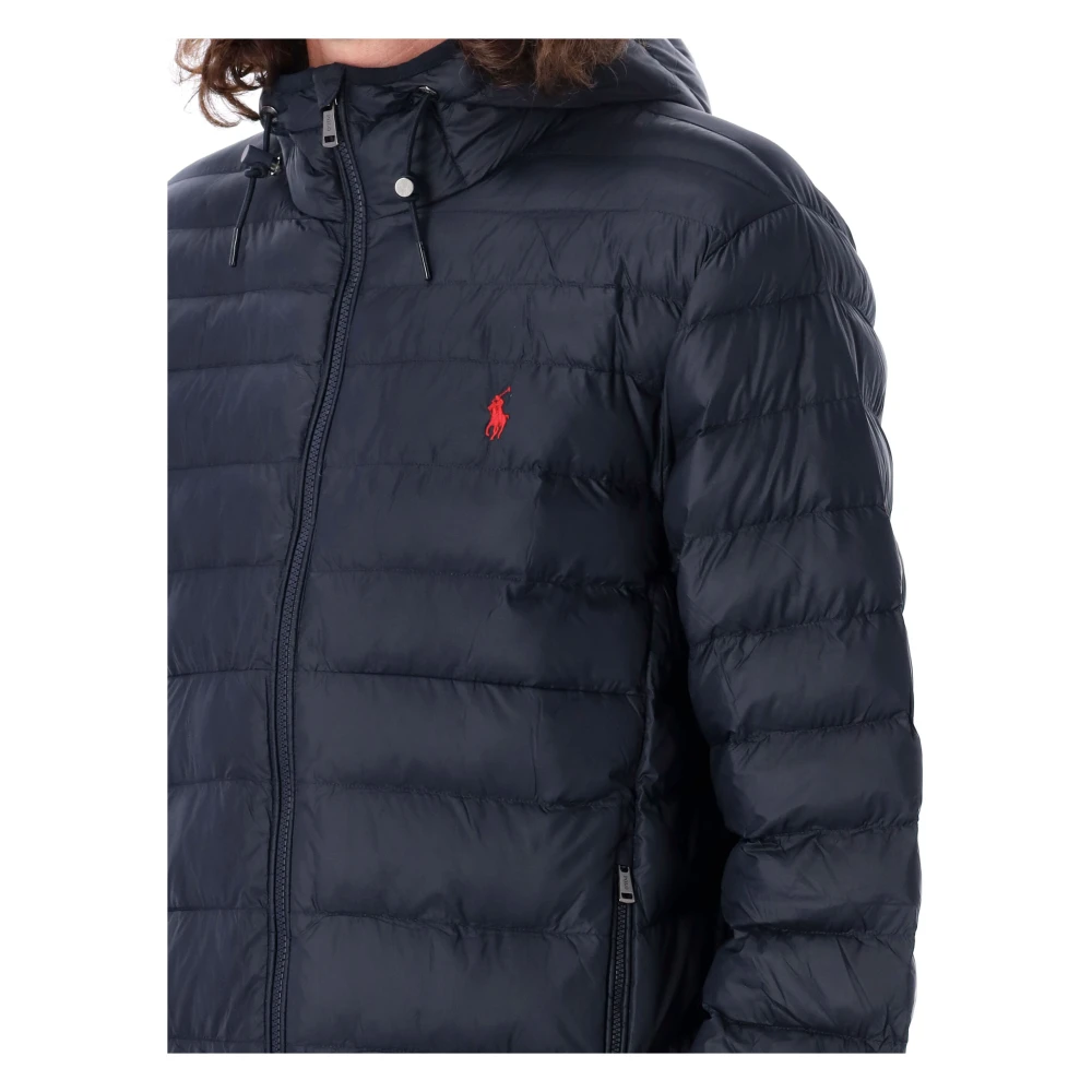 Ralph Lauren 4 Seizoenen Gewatteerde Jas met Capuchon Blue Heren