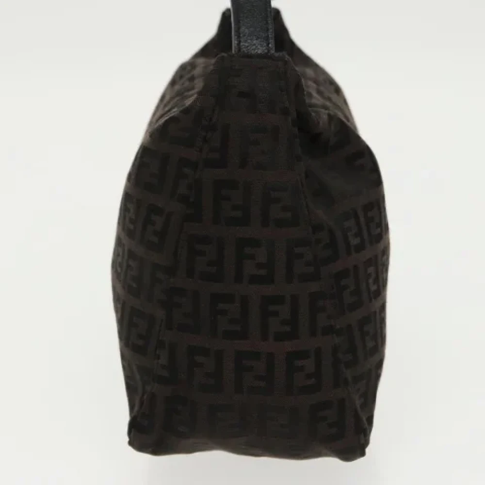 Fendi Vintage Pre-owned Canvas handbags Black Dames
