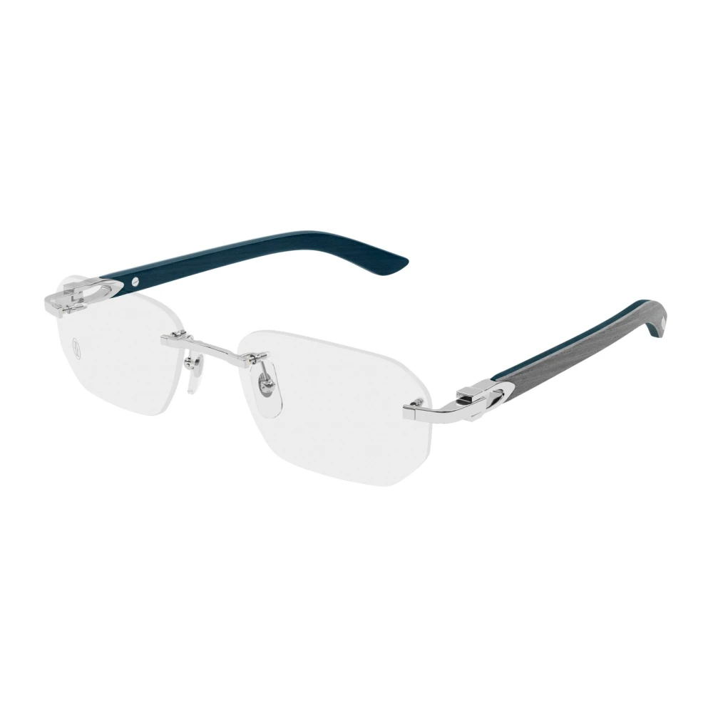 Cartier Gray Glasses, Male, 55 Mm, Eyeglasses