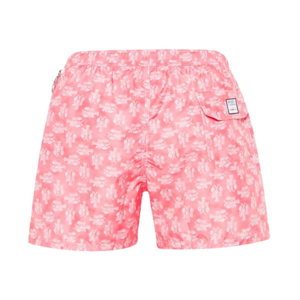 Fedeli Beachwear Pink Heren