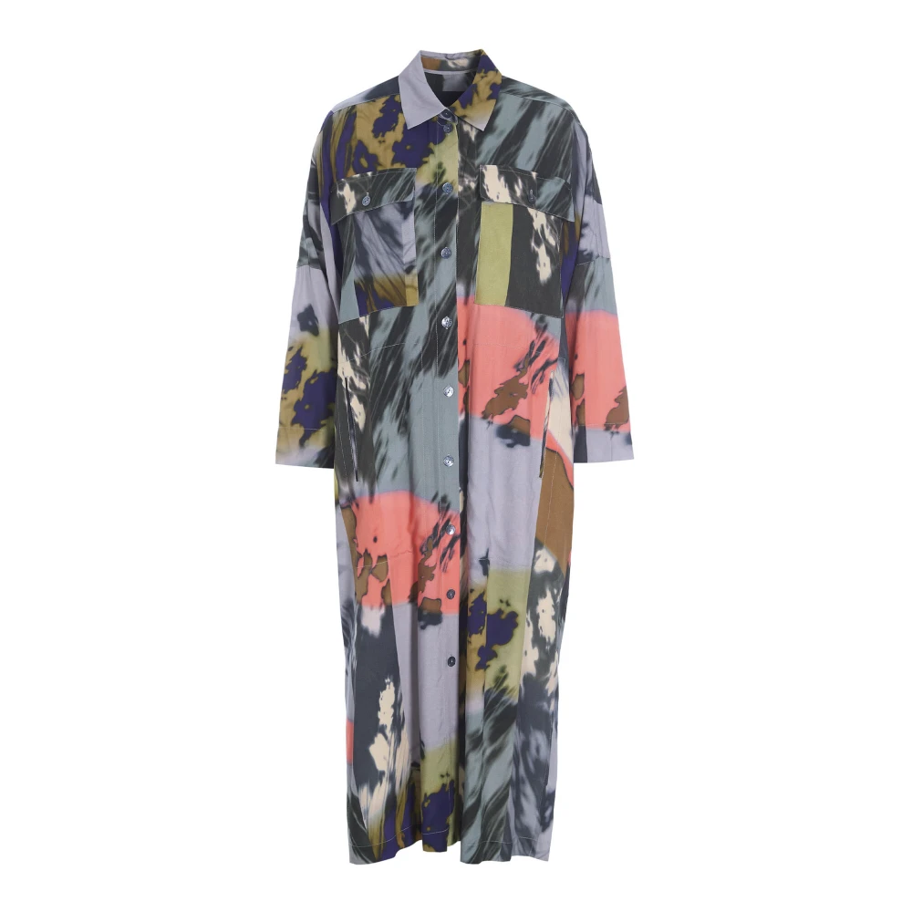 Bitte Kai Rand Shadow Collage Oversized Jurk Multicolor Dames