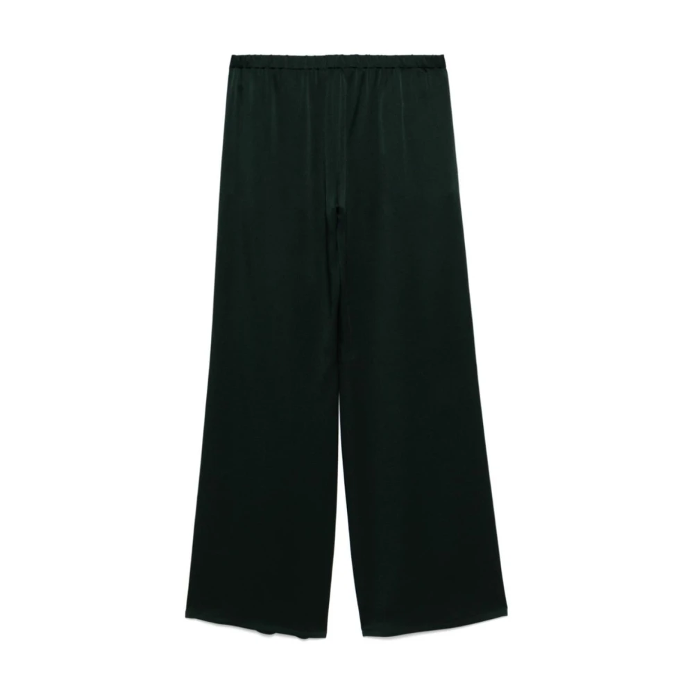 Antonelli Firenze Wijde broek met Tiete-detail Green Dames