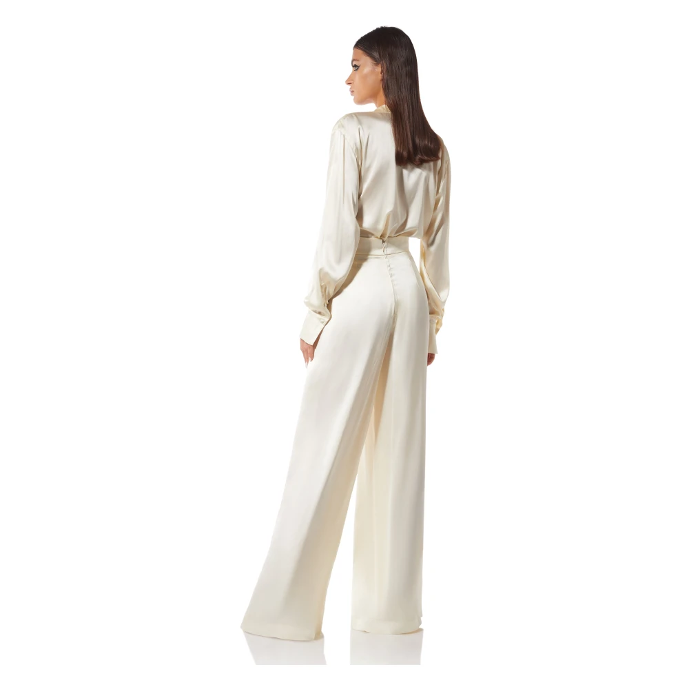MVP wardrobe Zijden Revers Body White Dames