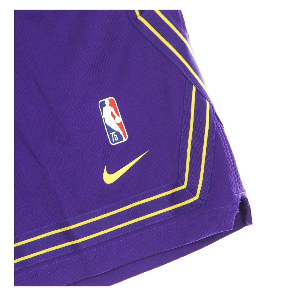 Nike NBA Crossover Basketbalshorts Paars Geel Purple Heren