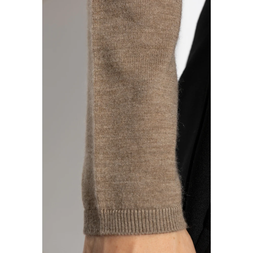 Max Mara Turtleneck Veloce Brown Dames