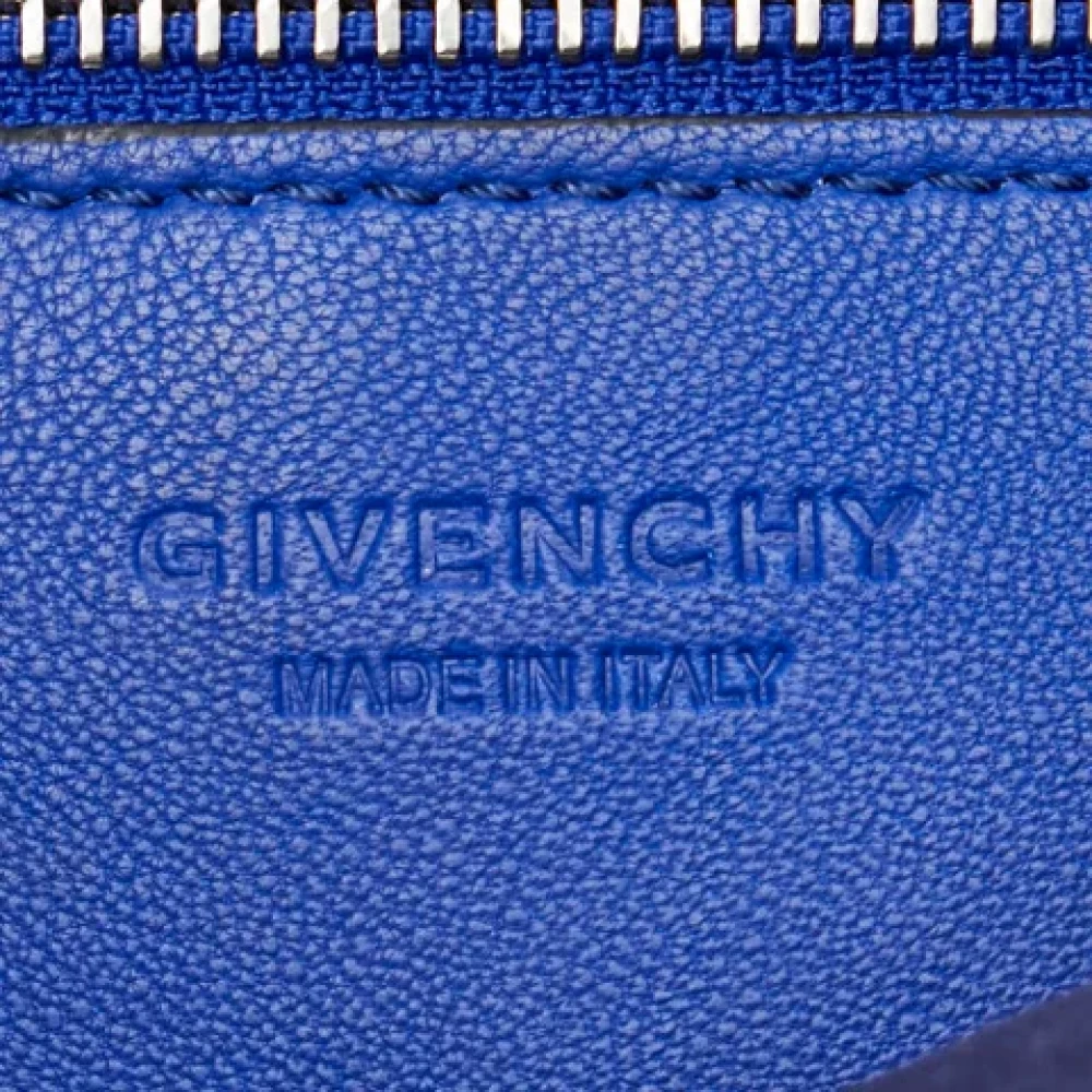 Givenchy Pre-owned Leather handbags Blue Dames